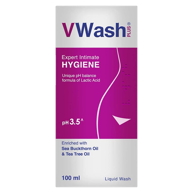 VWash Plus for Feminine Care and Hygiene, 100 ML - Image 1